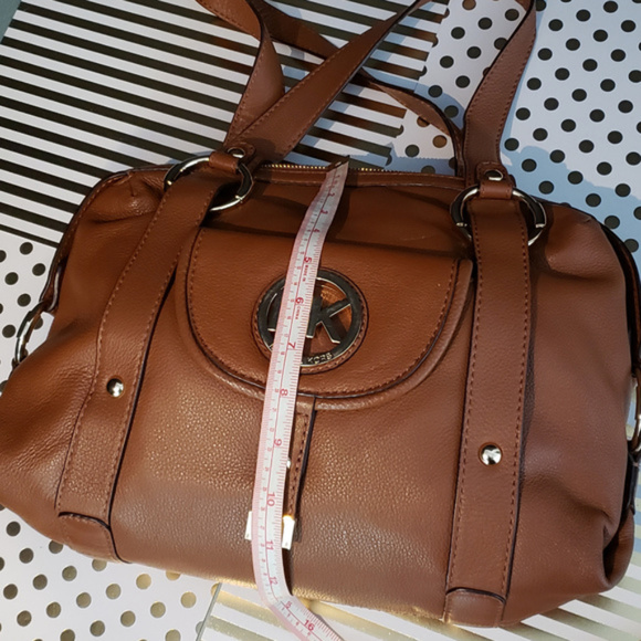 Michael Kors Brown Leather Satchel Bag - Picture 8 of 8